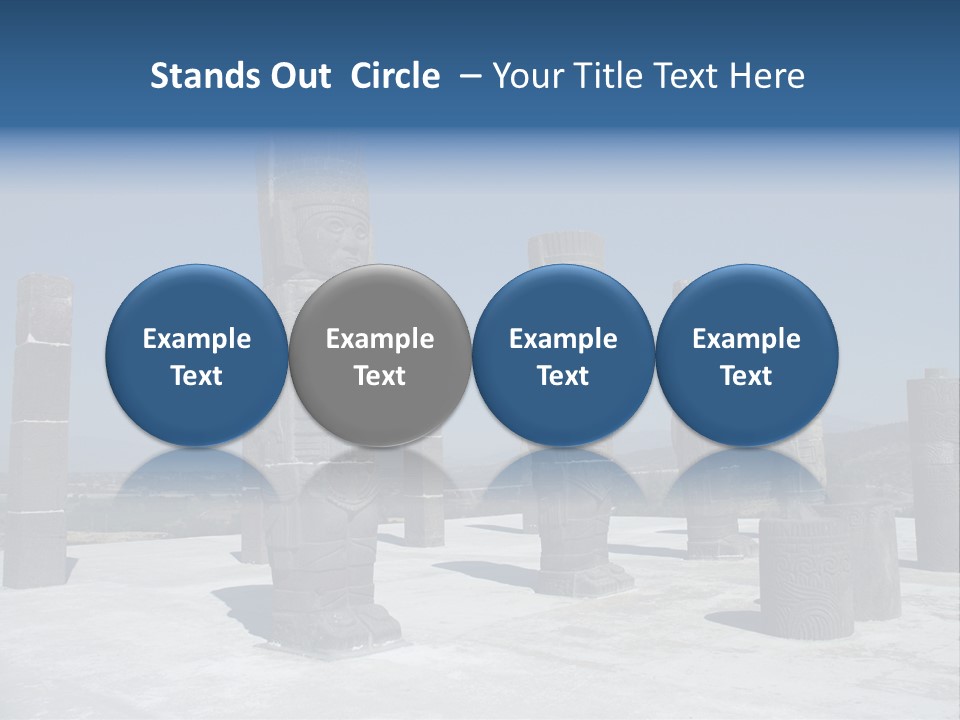 Power Temple Sky PowerPoint Template