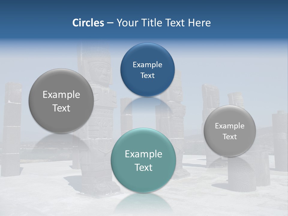 Power Temple Sky PowerPoint Template