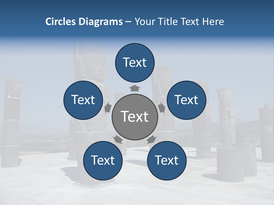 Power Temple Sky PowerPoint Template