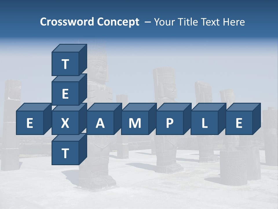 Power Temple Sky PowerPoint Template