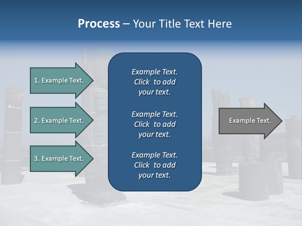 Power Temple Sky PowerPoint Template