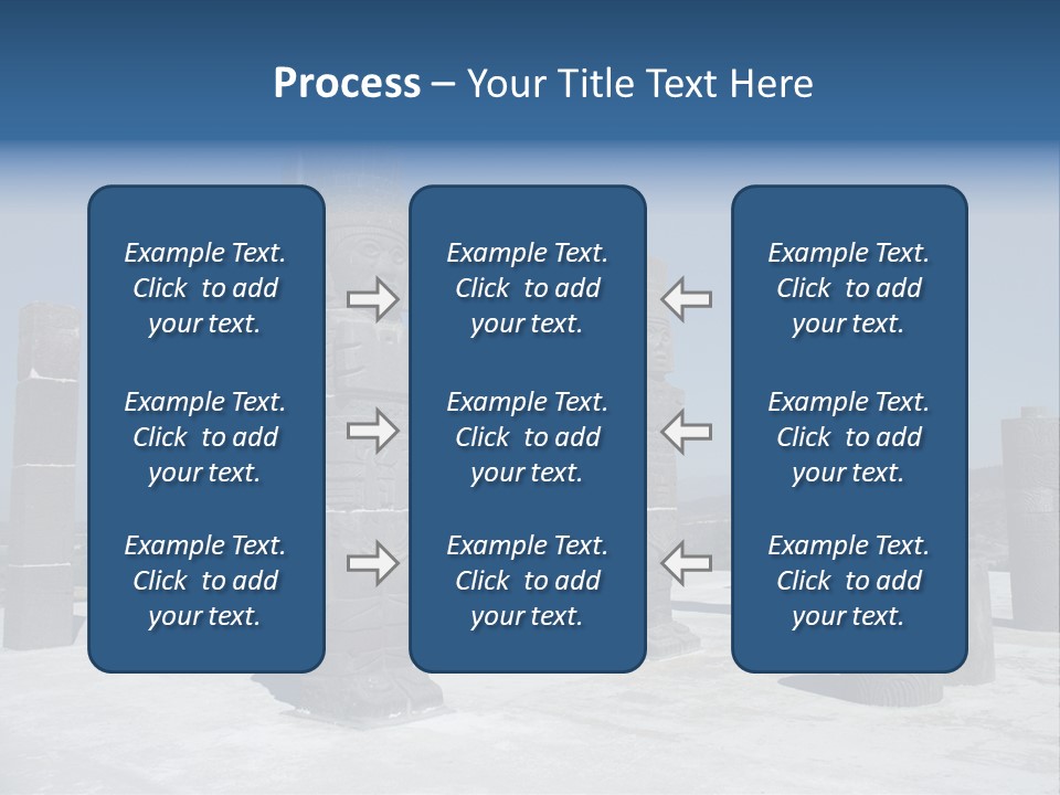 Power Temple Sky PowerPoint Template