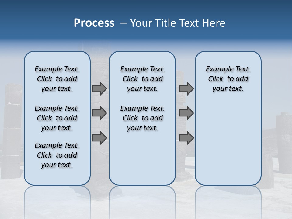 Power Temple Sky PowerPoint Template