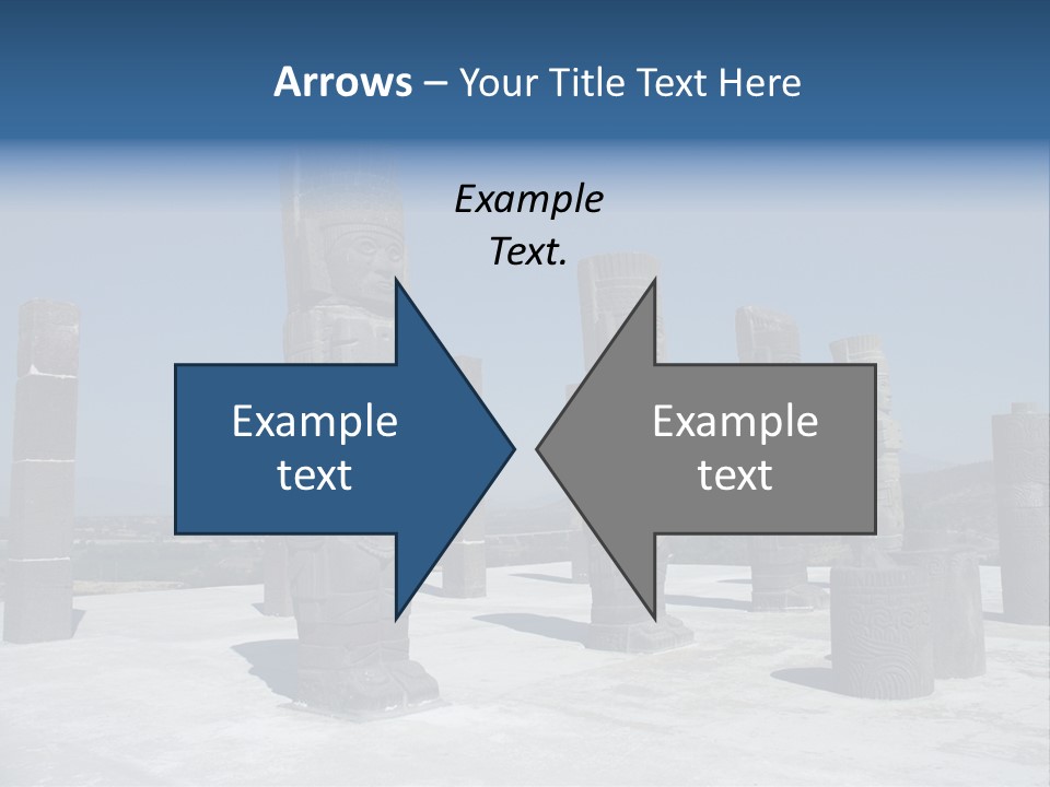 Power Temple Sky PowerPoint Template