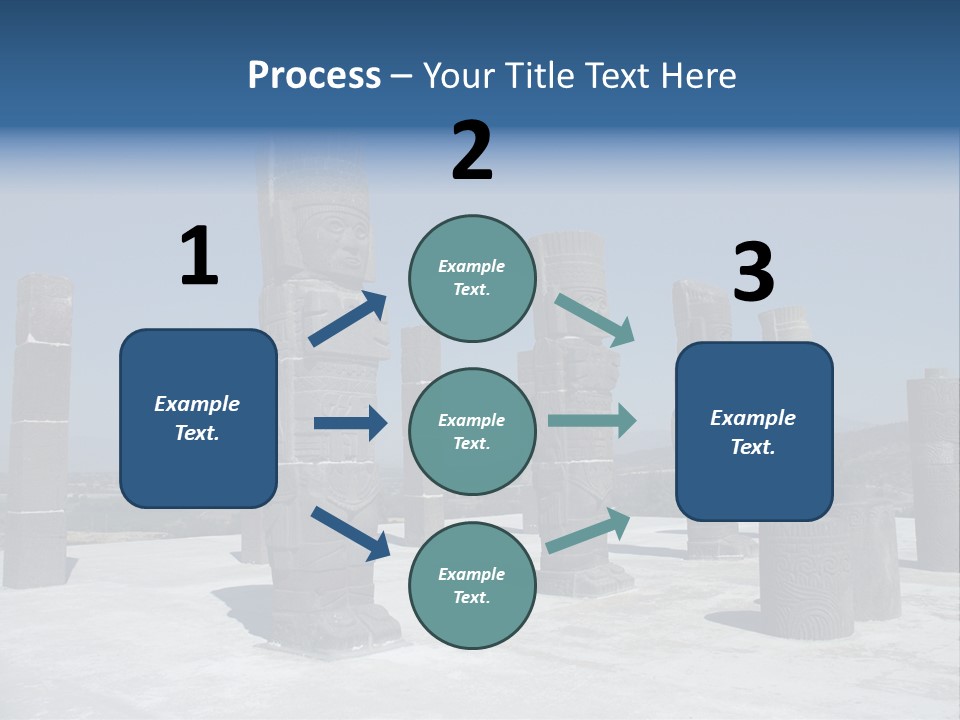 Power Temple Sky PowerPoint Template
