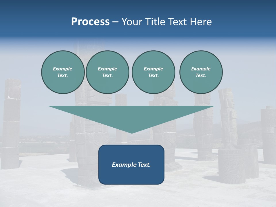 Power Temple Sky PowerPoint Template