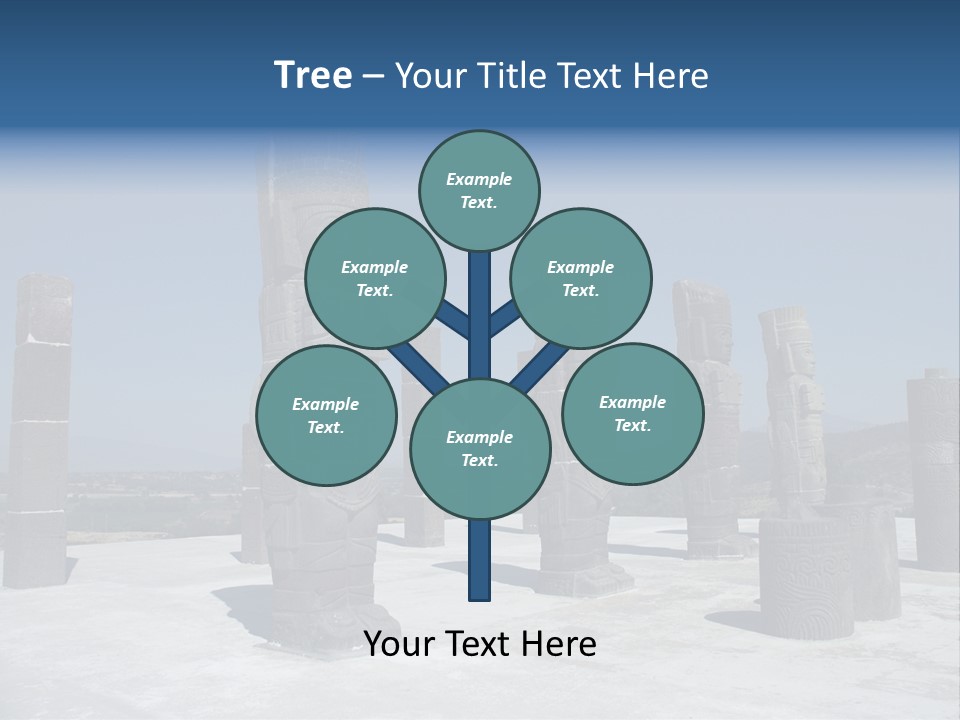 Power Temple Sky PowerPoint Template