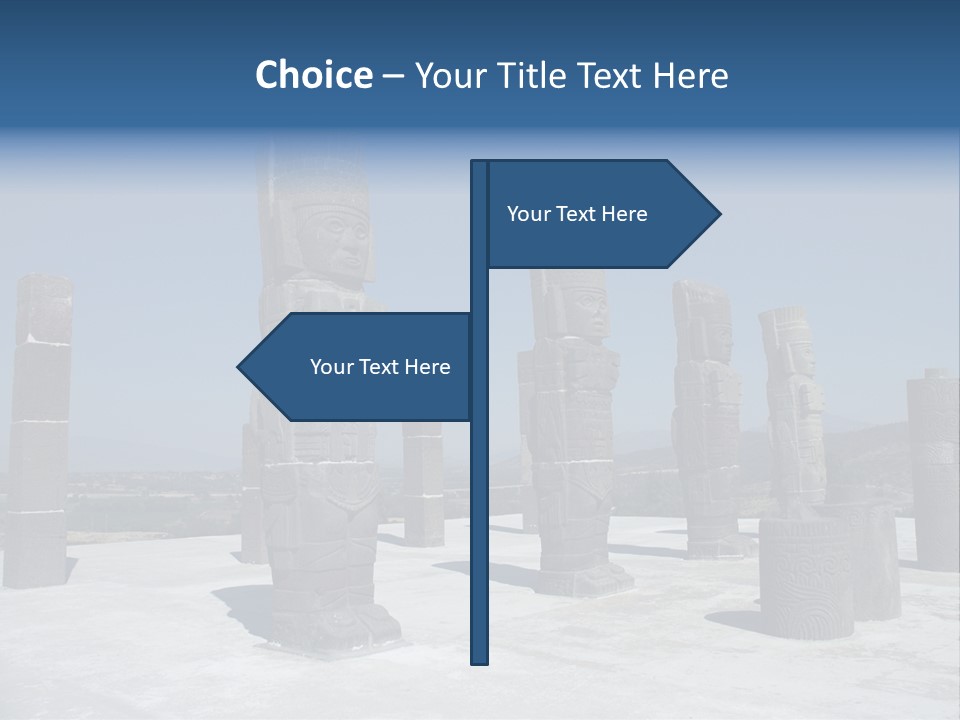 Power Temple Sky PowerPoint Template