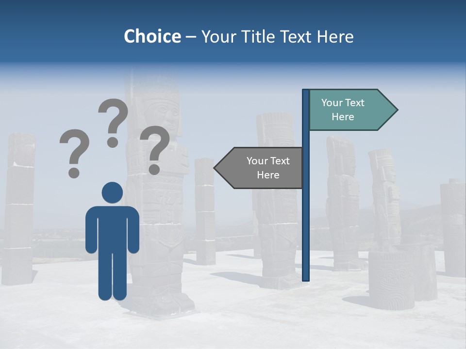 Power Temple Sky PowerPoint Template