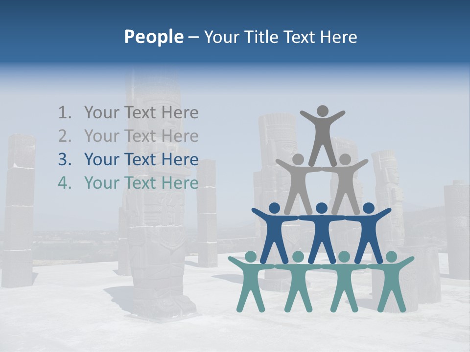 Power Temple Sky PowerPoint Template