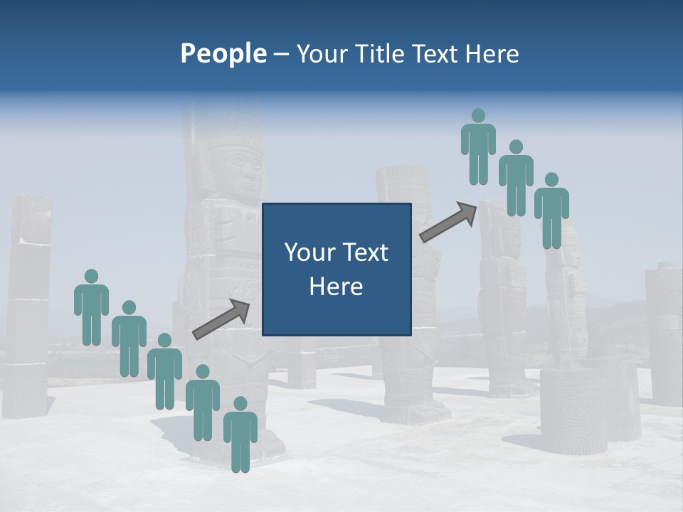 Power Temple Sky PowerPoint Template