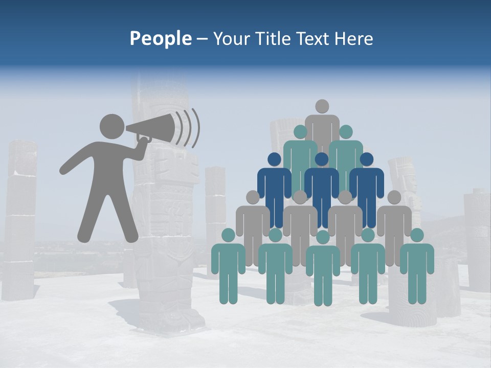 Power Temple Sky PowerPoint Template