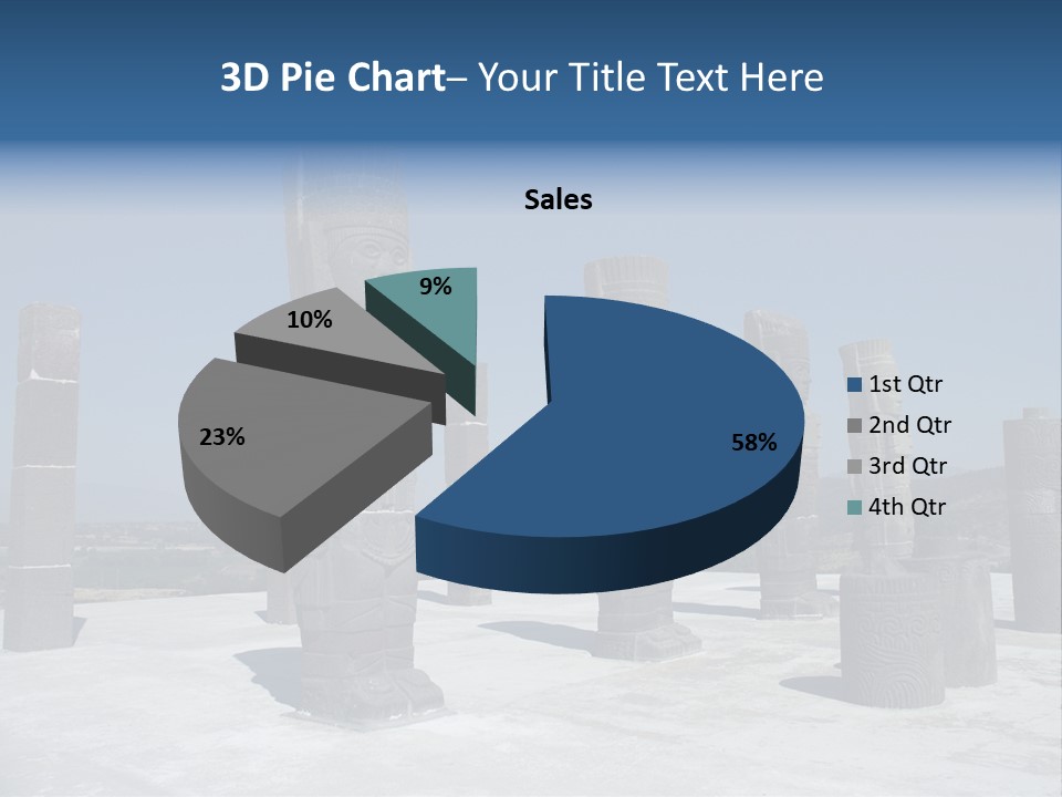 Power Temple Sky PowerPoint Template