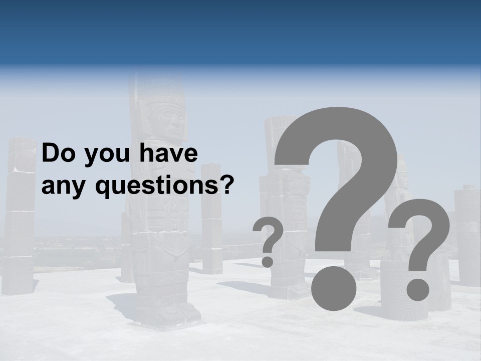 Power Temple Sky PowerPoint Template