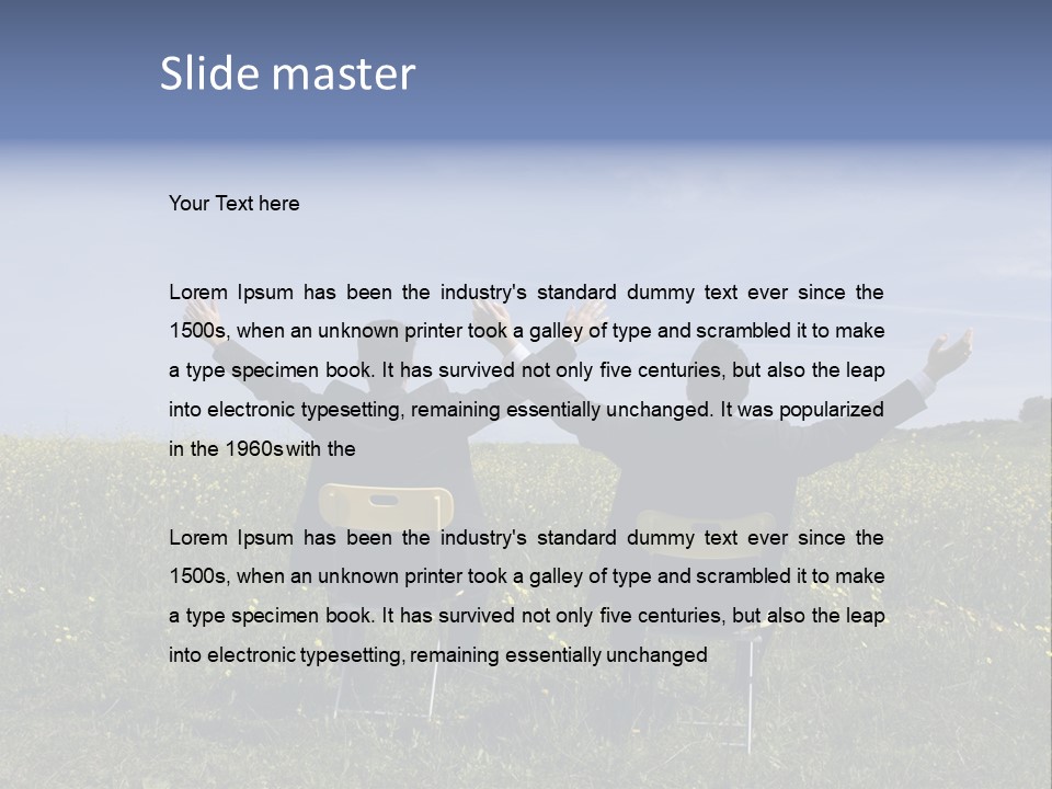 Outstretched Assistant Environment PowerPoint Template