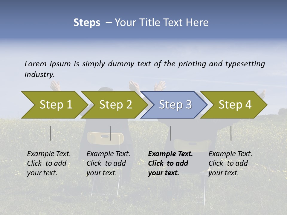 Outstretched Assistant Environment PowerPoint Template
