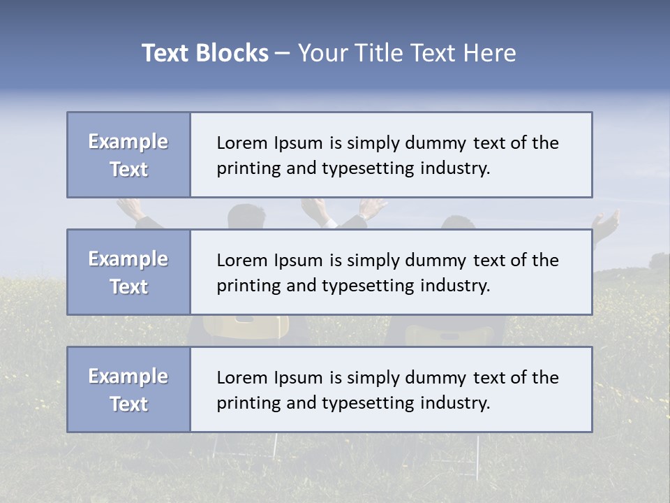 Outstretched Assistant Environment PowerPoint Template
