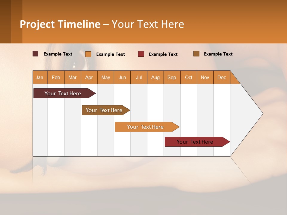 A Woman Laying Down With Her Eyes Closed PowerPoint Template
