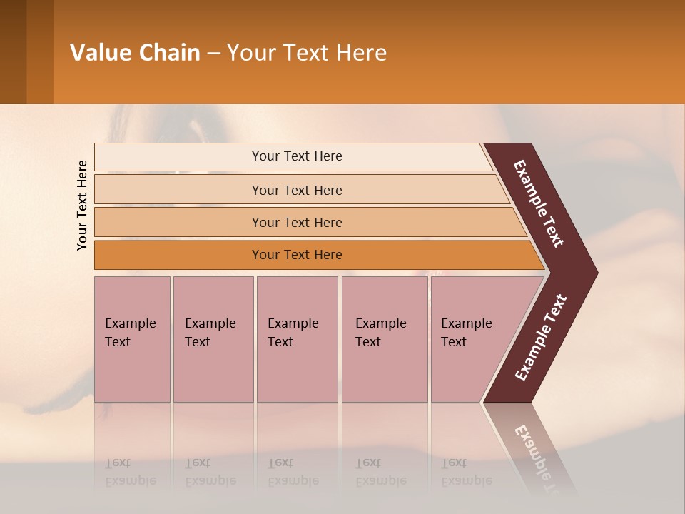 A Woman Laying Down With Her Eyes Closed PowerPoint Template