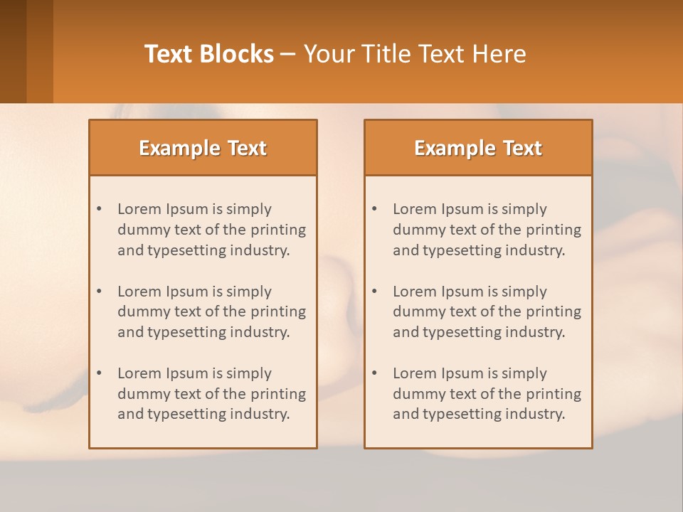 A Woman Laying Down With Her Eyes Closed PowerPoint Template