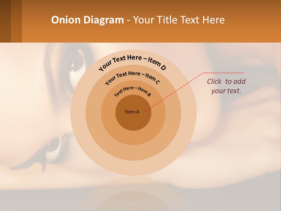 A Woman Laying Down With Her Eyes Closed PowerPoint Template