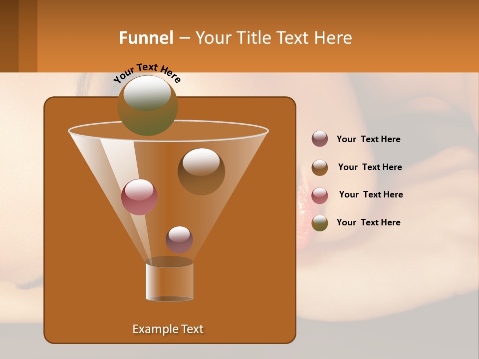 A Woman Laying Down With Her Eyes Closed PowerPoint Template