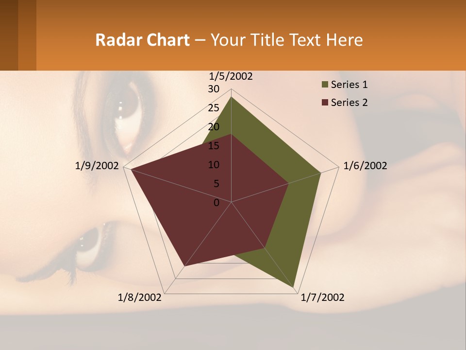 A Woman Laying Down With Her Eyes Closed PowerPoint Template