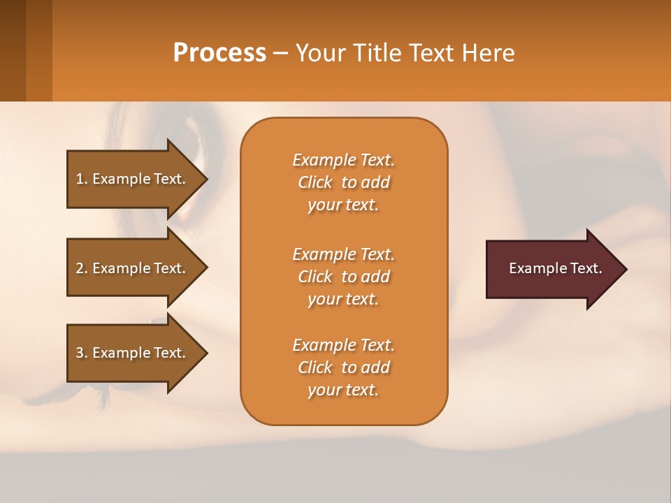 A Woman Laying Down With Her Eyes Closed PowerPoint Template