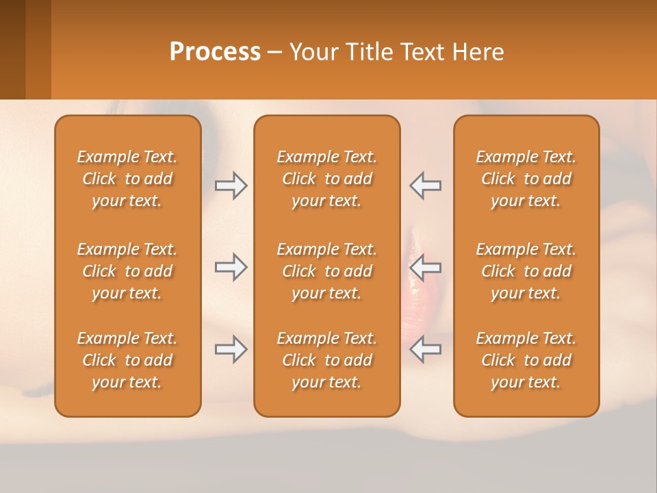 A Woman Laying Down With Her Eyes Closed PowerPoint Template