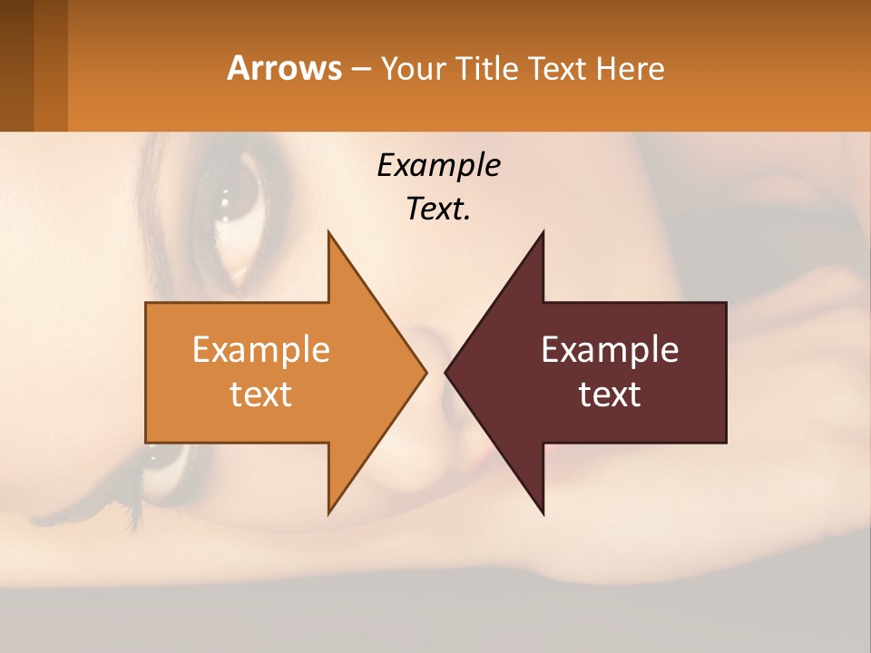 A Woman Laying Down With Her Eyes Closed PowerPoint Template