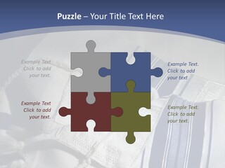 Judaism Rymberg Tallit PowerPoint Template