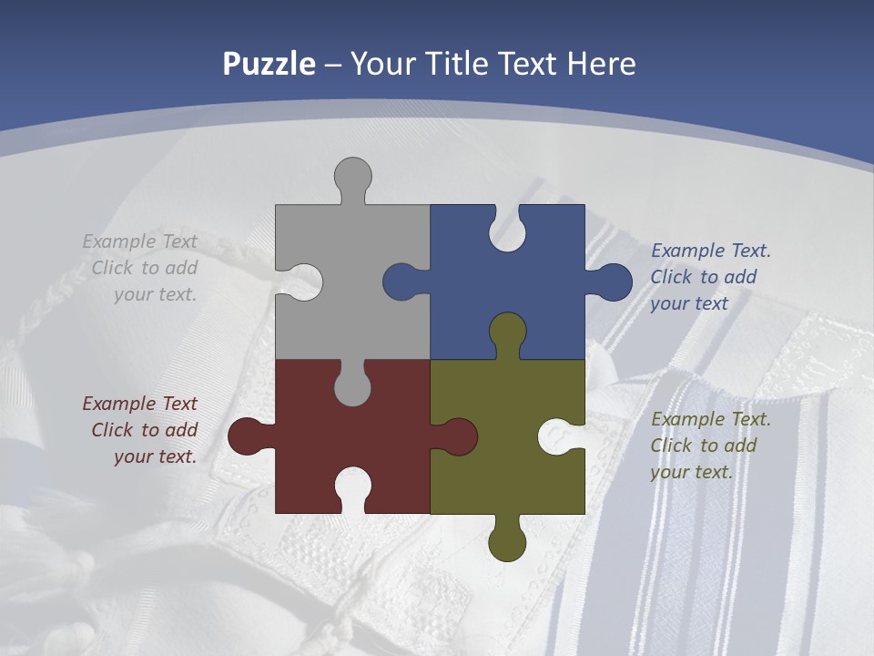 Judaism Rymberg Tallit PowerPoint Template
