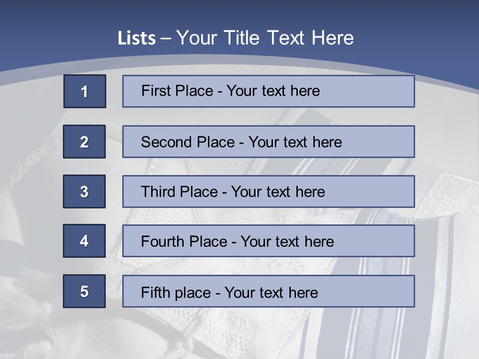 Judaism Rymberg Tallit PowerPoint Template