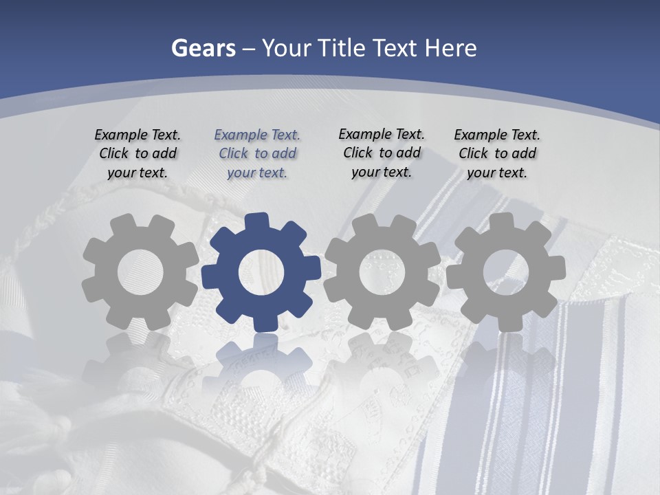 Judaism Rymberg Tallit PowerPoint Template