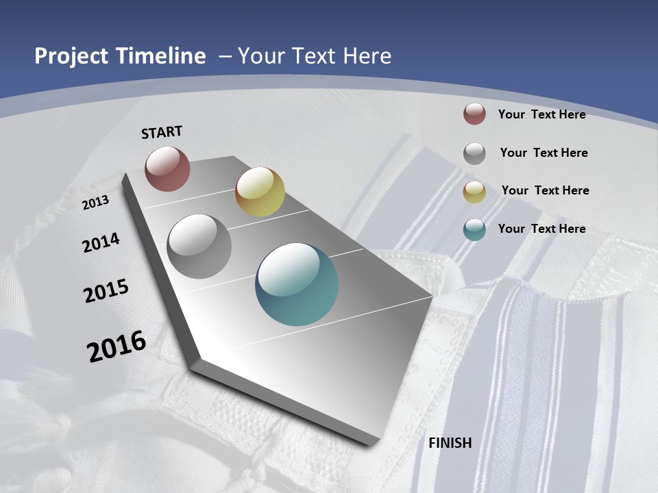 Judaism Rymberg Tallit PowerPoint Template