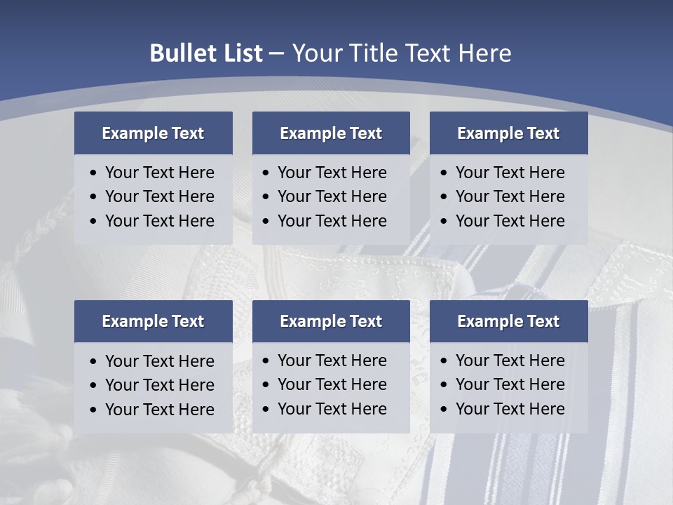 Judaism Rymberg Tallit PowerPoint Template