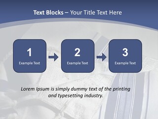 Judaism Rymberg Tallit PowerPoint Template