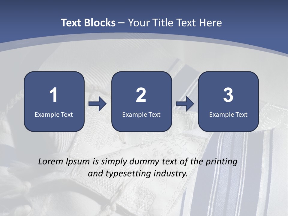 Judaism Rymberg Tallit PowerPoint Template