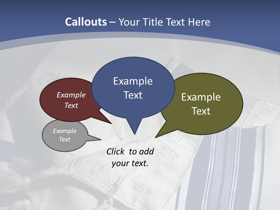Judaism Rymberg Tallit PowerPoint Template