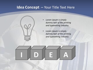 Judaism Rymberg Tallit PowerPoint Template