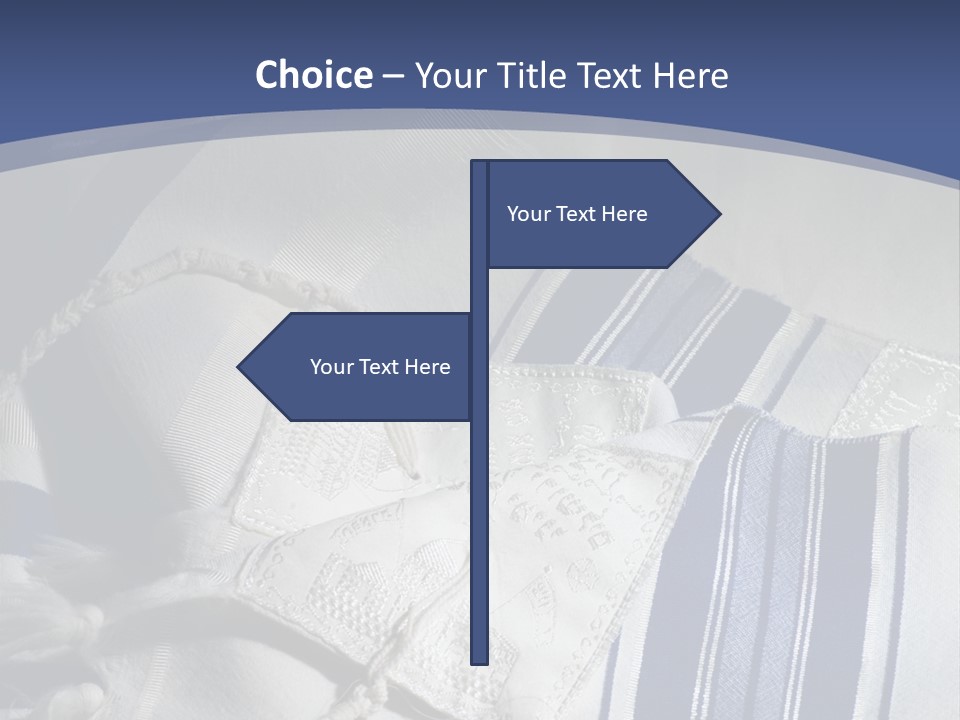Judaism Rymberg Tallit PowerPoint Template