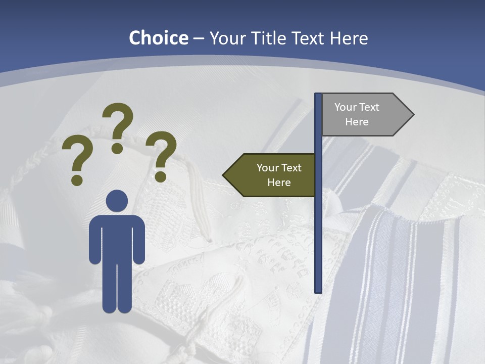 Judaism Rymberg Tallit PowerPoint Template