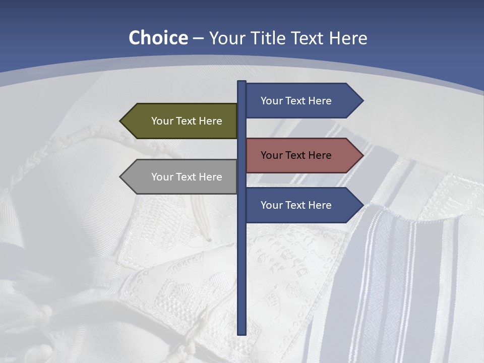 Judaism Rymberg Tallit PowerPoint Template