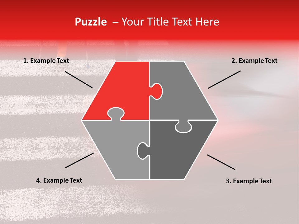 Passerby Cold Snow PowerPoint Template