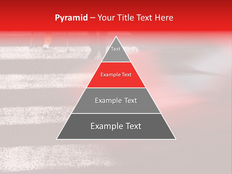 Passerby Cold Snow PowerPoint Template