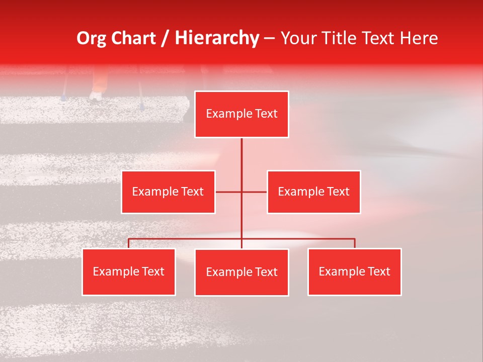 Passerby Cold Snow PowerPoint Template