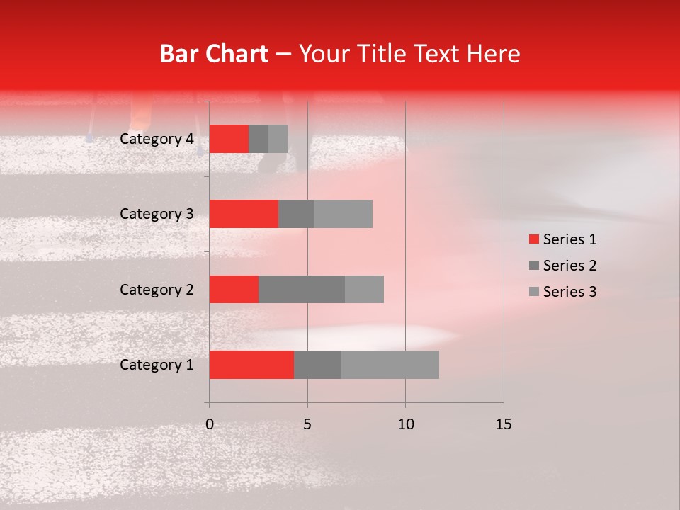 Passerby Cold Snow PowerPoint Template