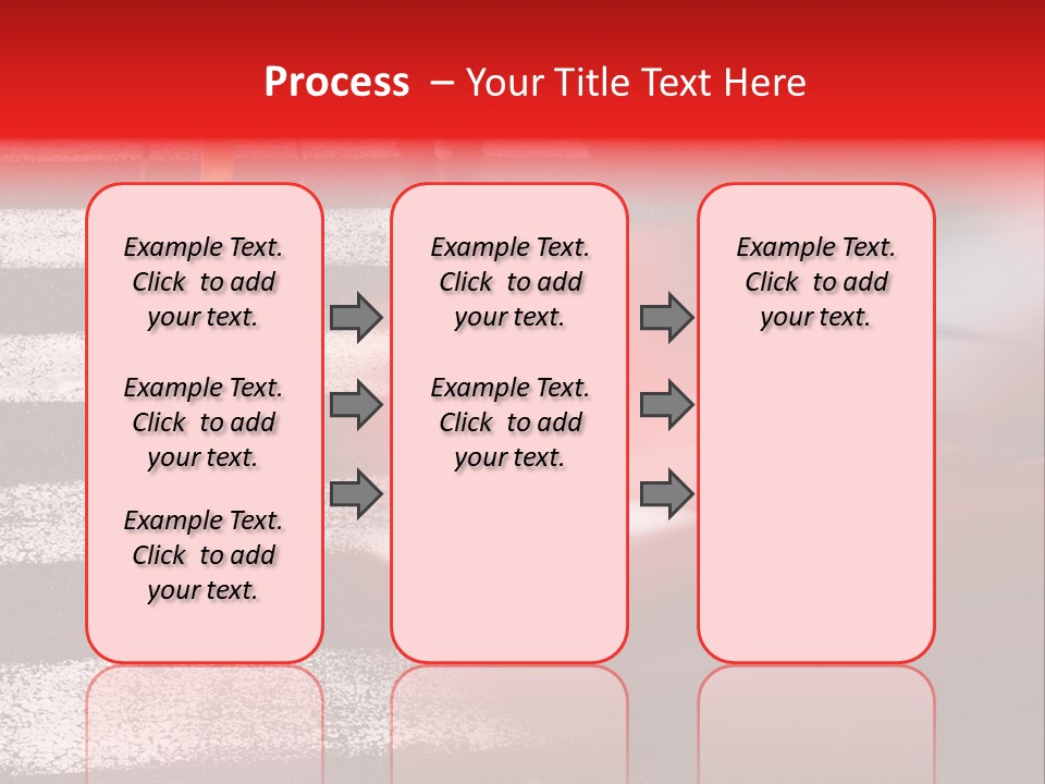 Passerby Cold Snow PowerPoint Template