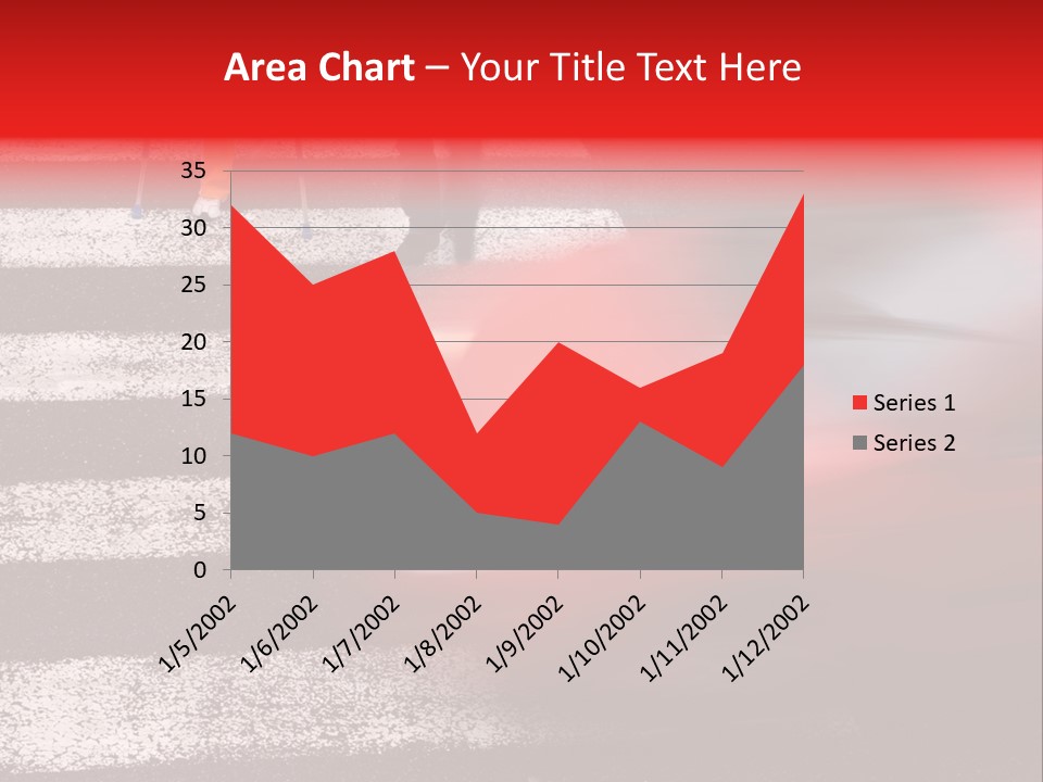 Passerby Cold Snow PowerPoint Template