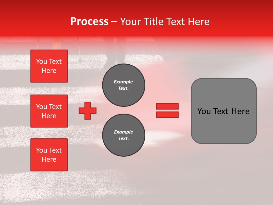 Passerby Cold Snow PowerPoint Template